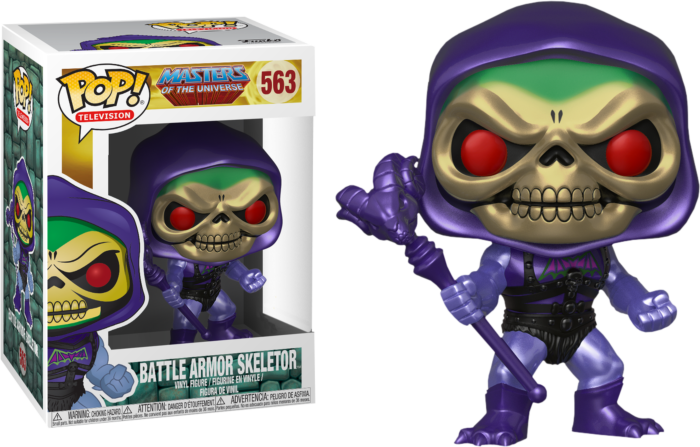 Masters of the Universe - Battle Armor Skeletor Metallic US Exclusive Pop! Vinyl #563