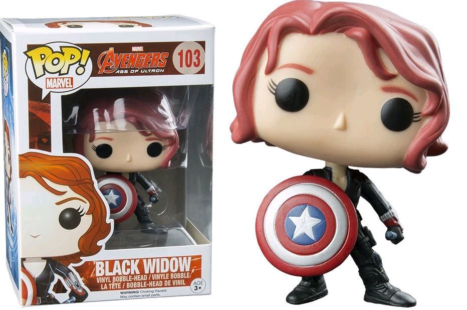 Avengers Age Of Ultron - Black Widow (w/ Shield) Pop! Vinyl #103