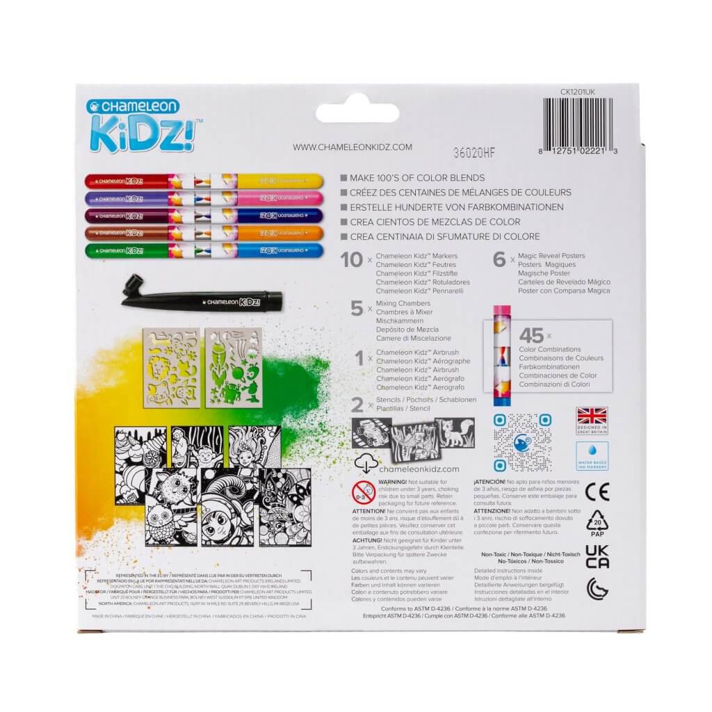 CHAMELEON KIDZ- Blend and Spray 10pc Kit