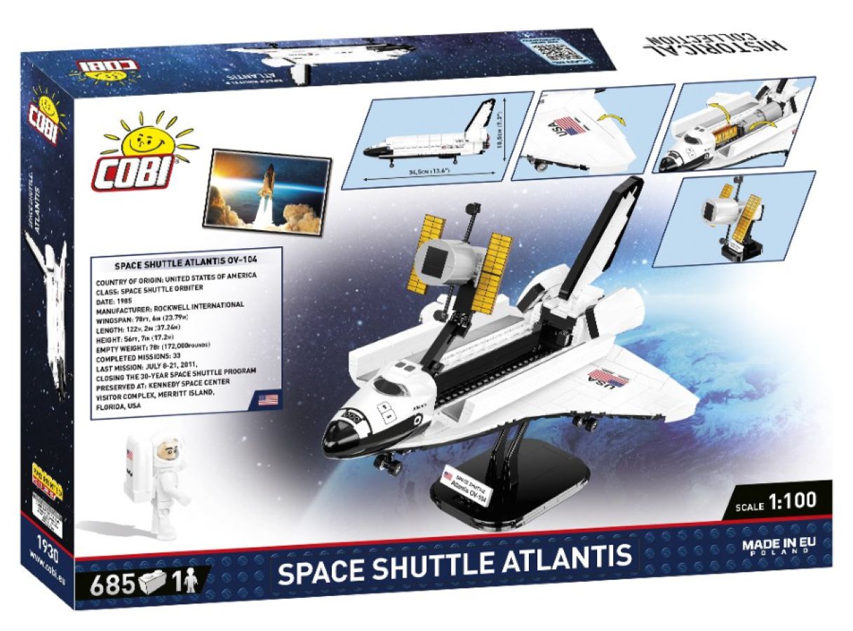 COBI - Space Shuttle Atlantis Model (685 pieces)