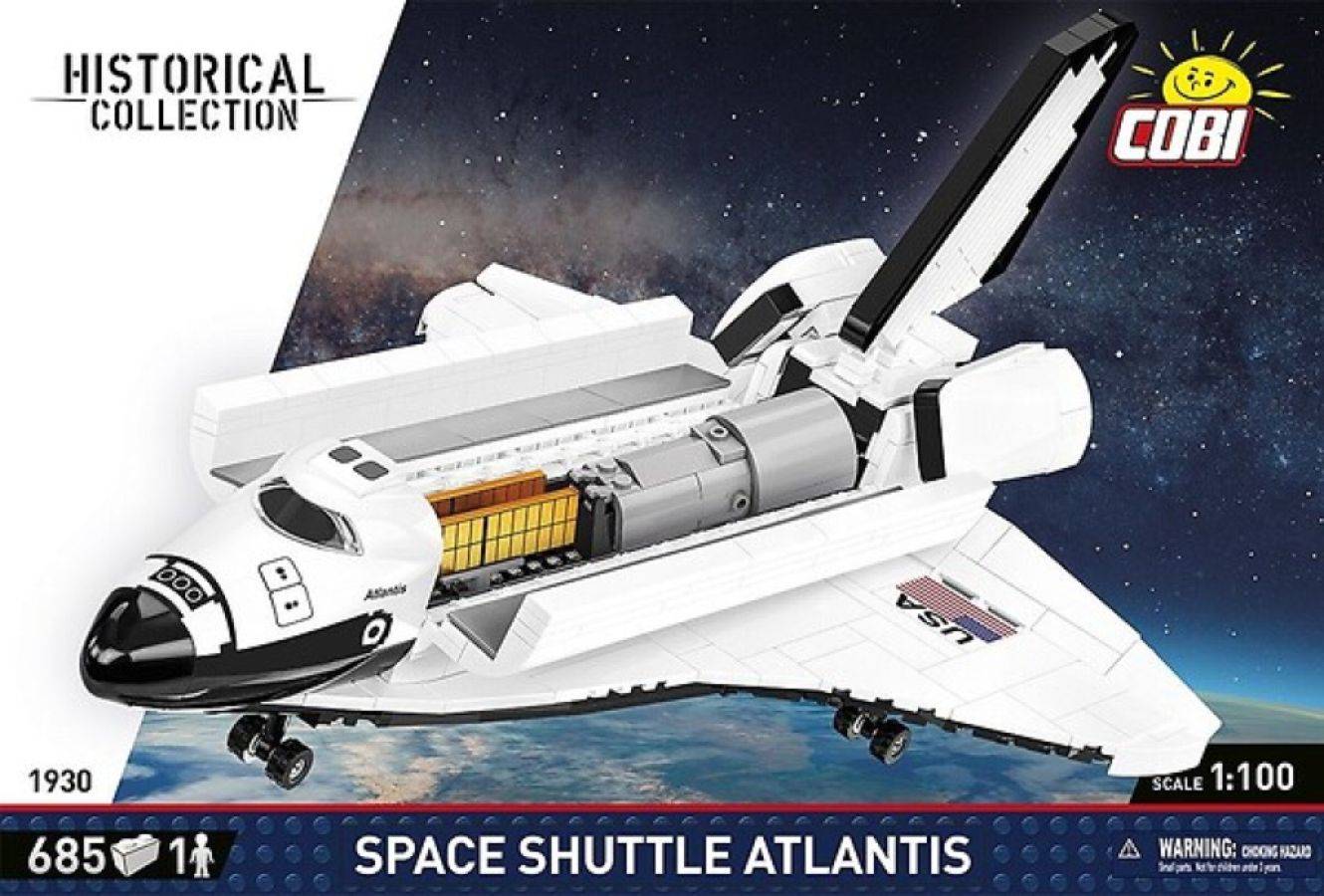 Cobi - Space Shuttle Atlantis Model (685 pieces)