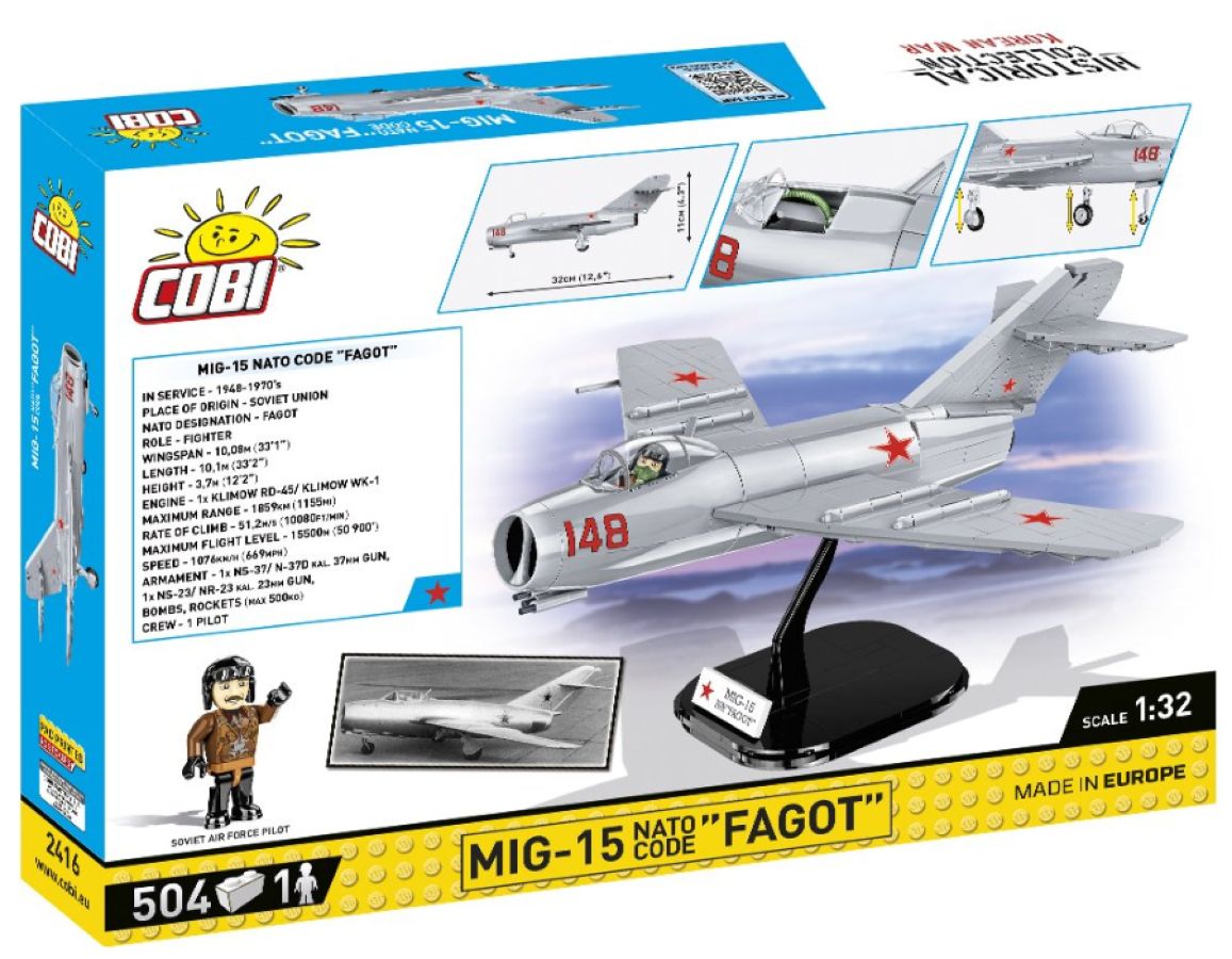 Korean War - MIG-15 N.Code Fagot 504 pcs