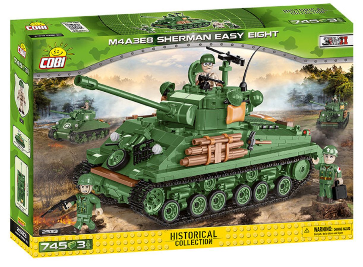 World War II - M4A3 Sherman Easy Eight (725 pieces)