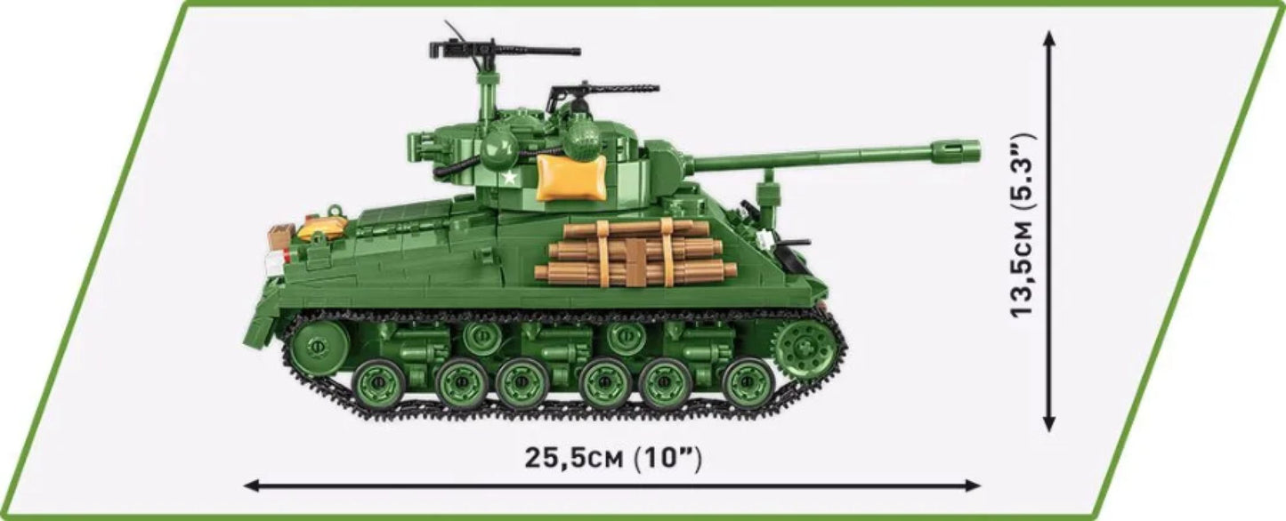 World War II - M4A3 Sherman Easy Eight (725 pieces)