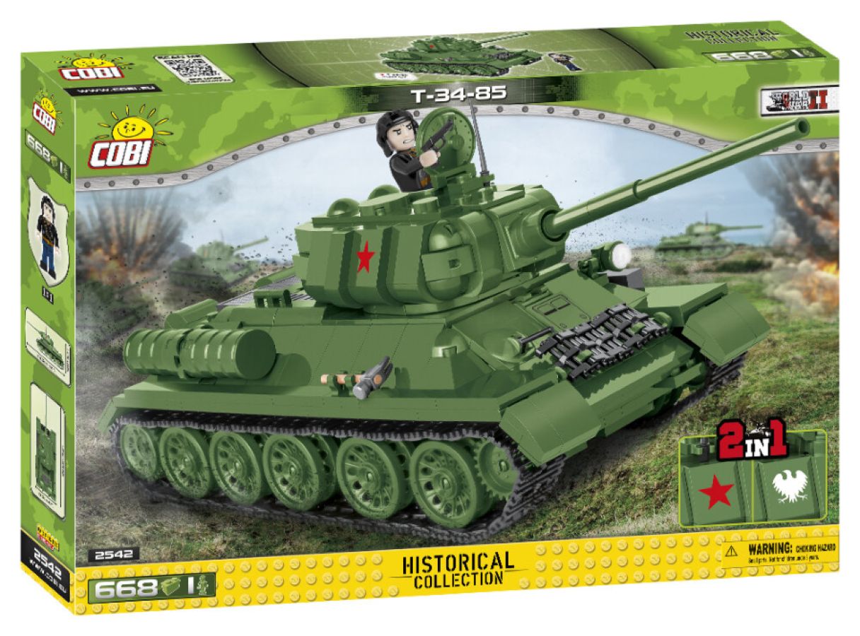 World War II - T-34-85 Tank 668 pieces