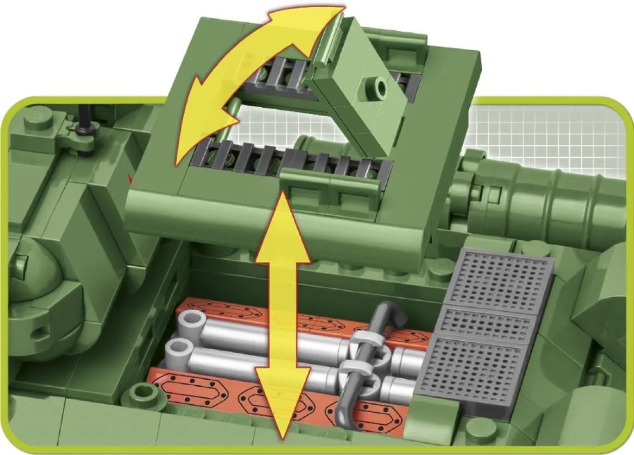 World War II - T-34-85 Tank 668 pieces