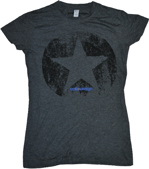 Entourage - Star Charcoal Blend Female T-Shirt M - Ozzie Collectables