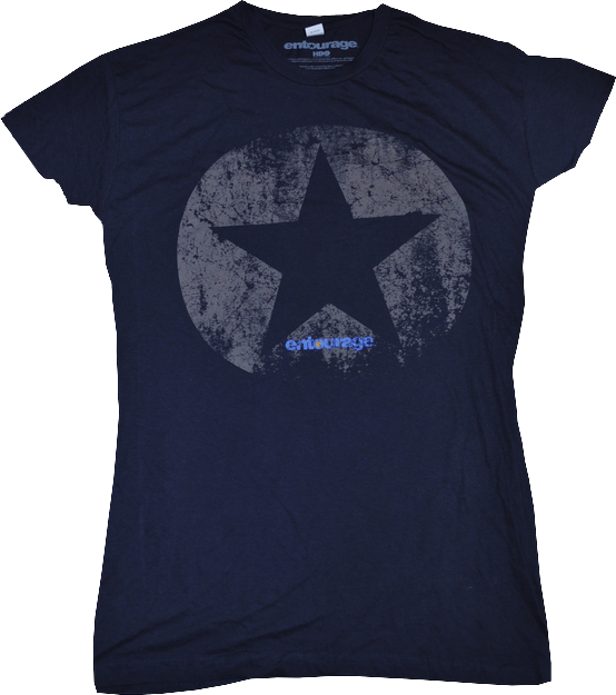 Entourage - Star Navy Female T-Shirt XXL - Ozzie Collectables