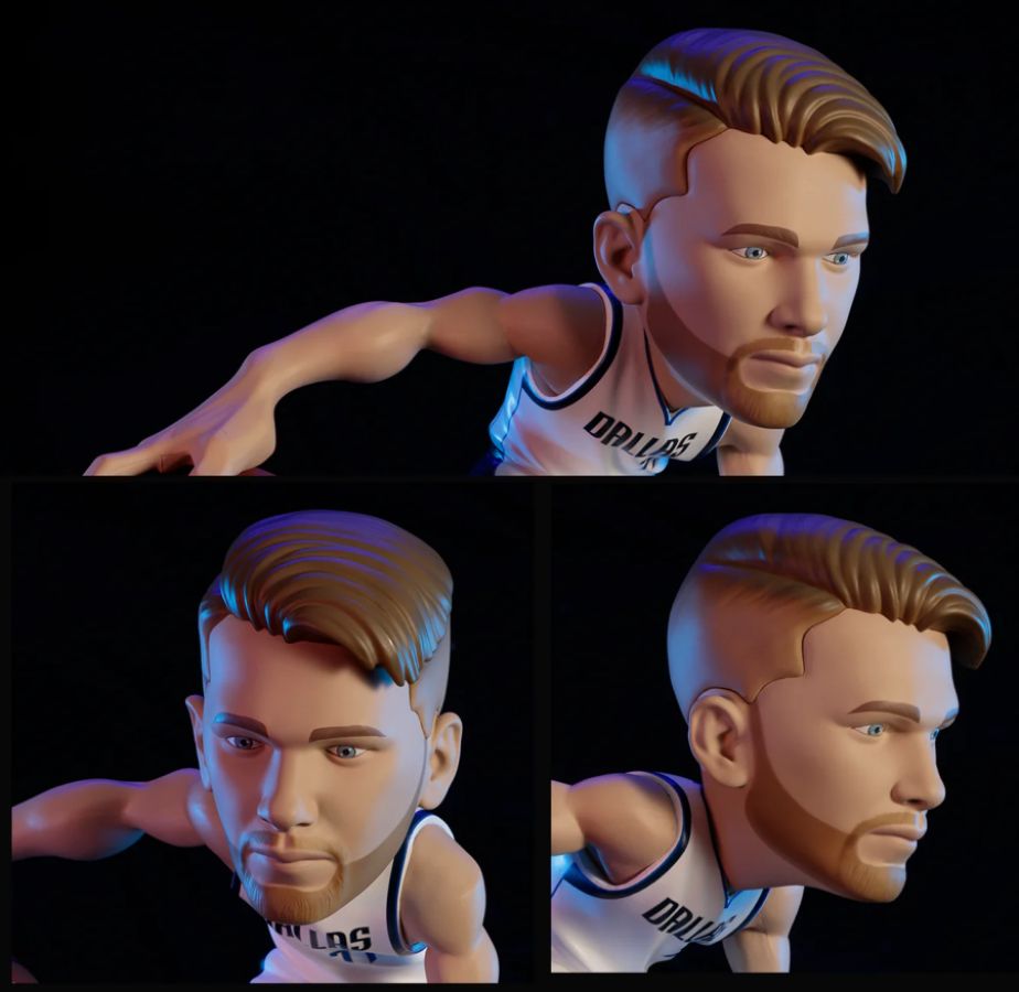 NBA - Luka Doncic (Mavericks - White Uniform) Limited Edition 12" Vinyl Figure