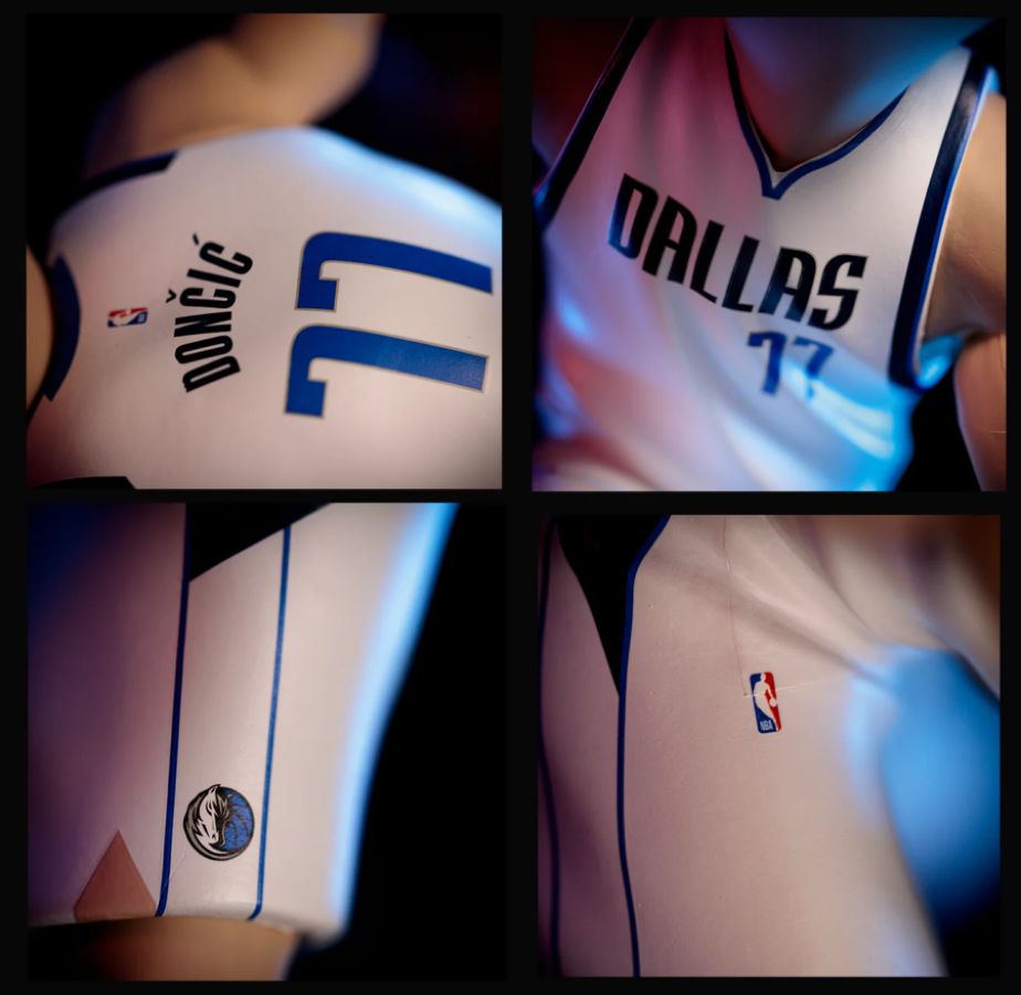 NBA - Luka Doncic (Mavericks - White Uniform) Limited Edition 12" Vinyl Figure