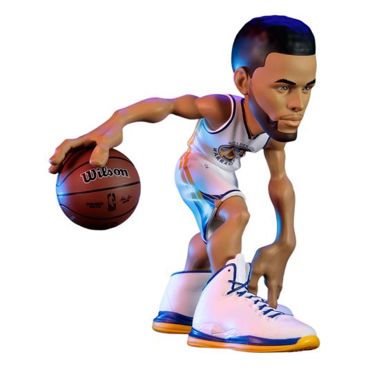 NBA - Steph Curry (Warriors - White Uniform) Limited Edition 12" Vinyl Figure