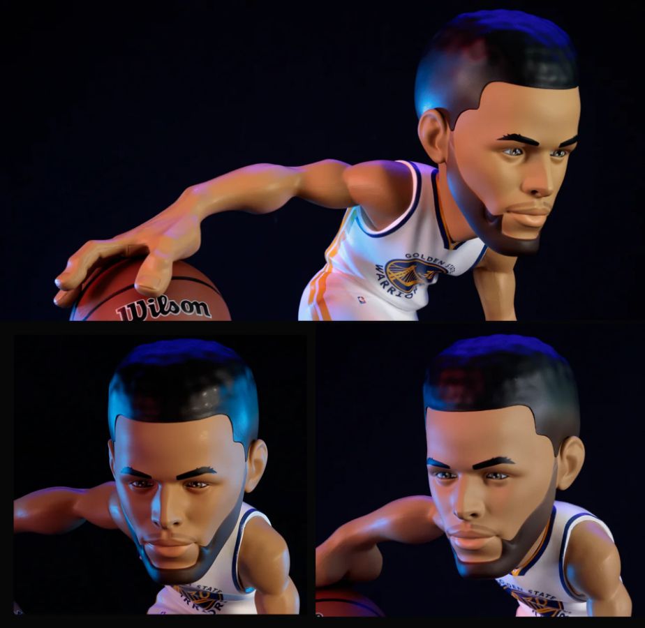 NBA - Steph Curry (Warriors - White Uniform) Limited Edition 12" Vinyl Figure