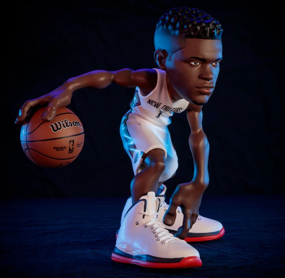 NBA - Zion Williamson (Pelicans - White Uniform) Limited Edition 12" Vinyl Figure
