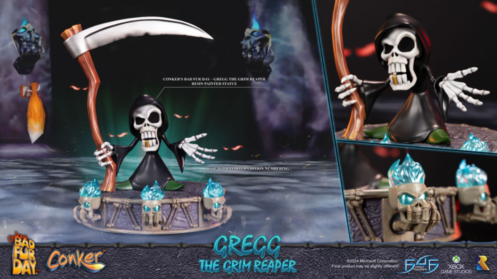 Conker's Bad Fur Day - Gregg The Grim Reaper Statue