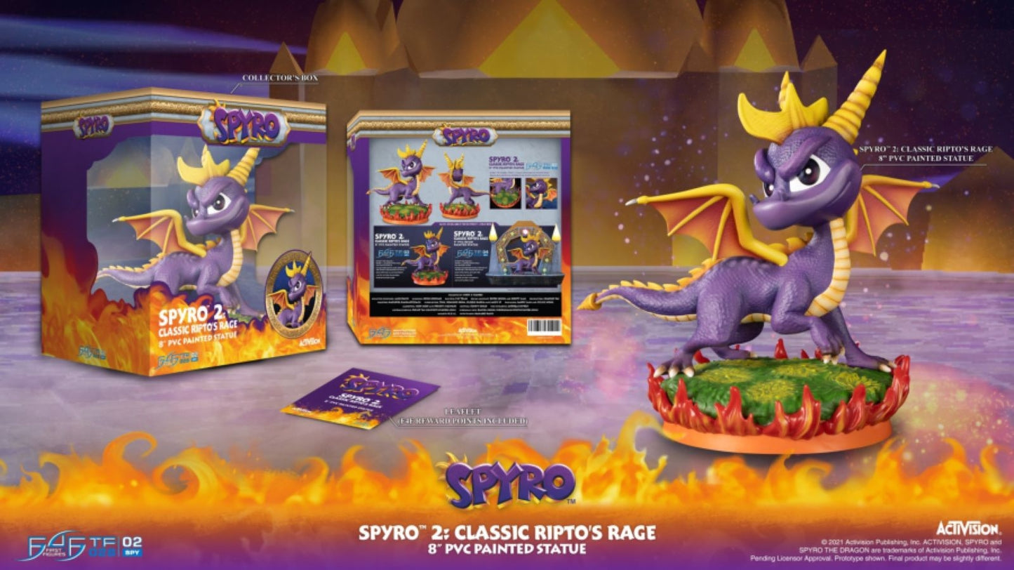 Spyro 2 - Classic Ripto's Rage PVC Statue