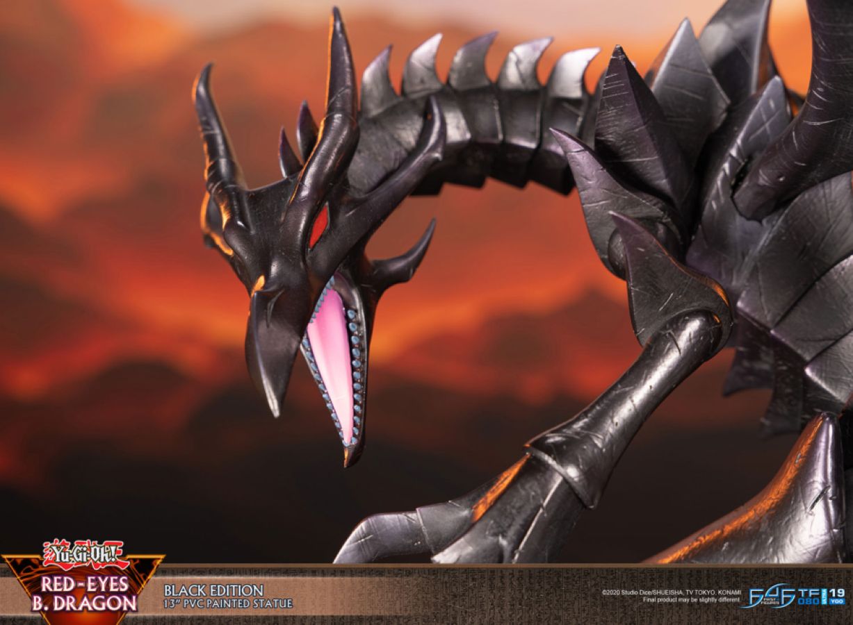 Yu-Gi-Oh! - Red Eyes Black Dragon (Black Edition) PVC Statue