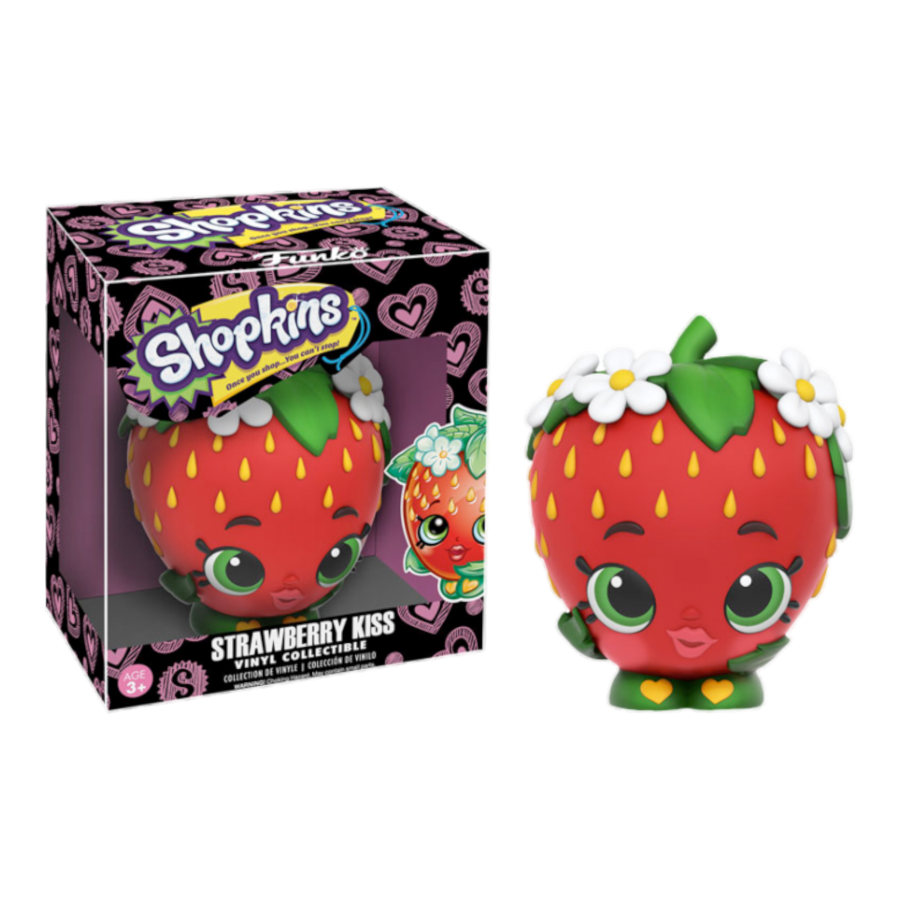 Shopkins - Strawberry Kiss 3" Vinyl Figure