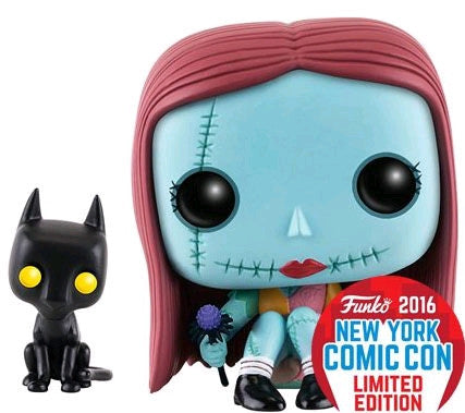 The Nightmare Before Christmas - Sally (Seated) with Cat NYCC 2016 US Exclusive Pop! Vinyl - Ozzie Collectables