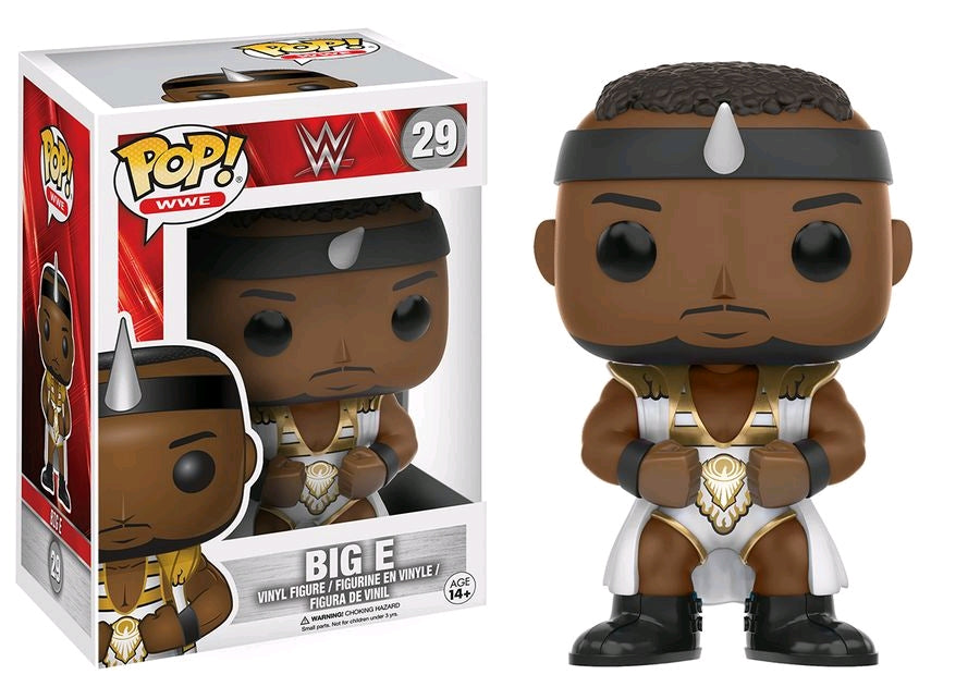 WWE - Big E Gold & White Pop! Vinyl - Ozzie Collectables