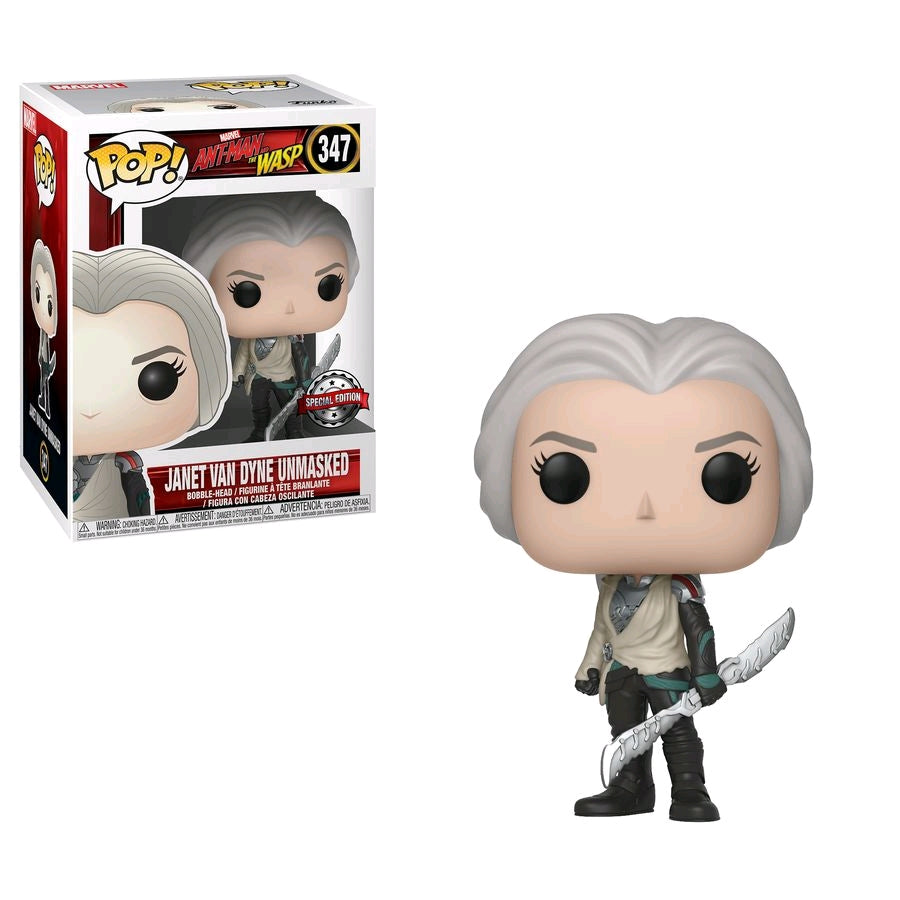 Ant-Man and the Wasp Janet Van Dyne Unmasked US Exclusive Pop