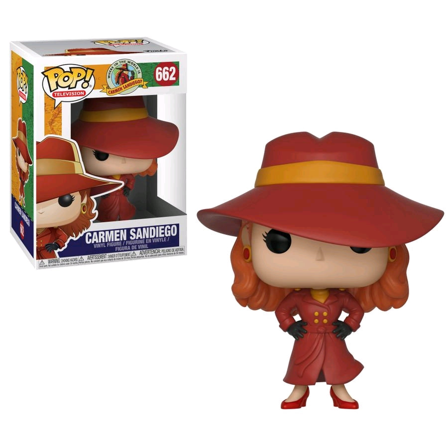 Where in the World is Carmen Sandiego - Carmen Sandiego Pop! Vinyl - Ozzie Collectables