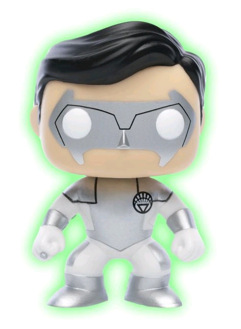 Green Lantern - Kyle Rayner (White Lantern) Glow US Exclusive Pop! Vinyl - Ozzie Collectables