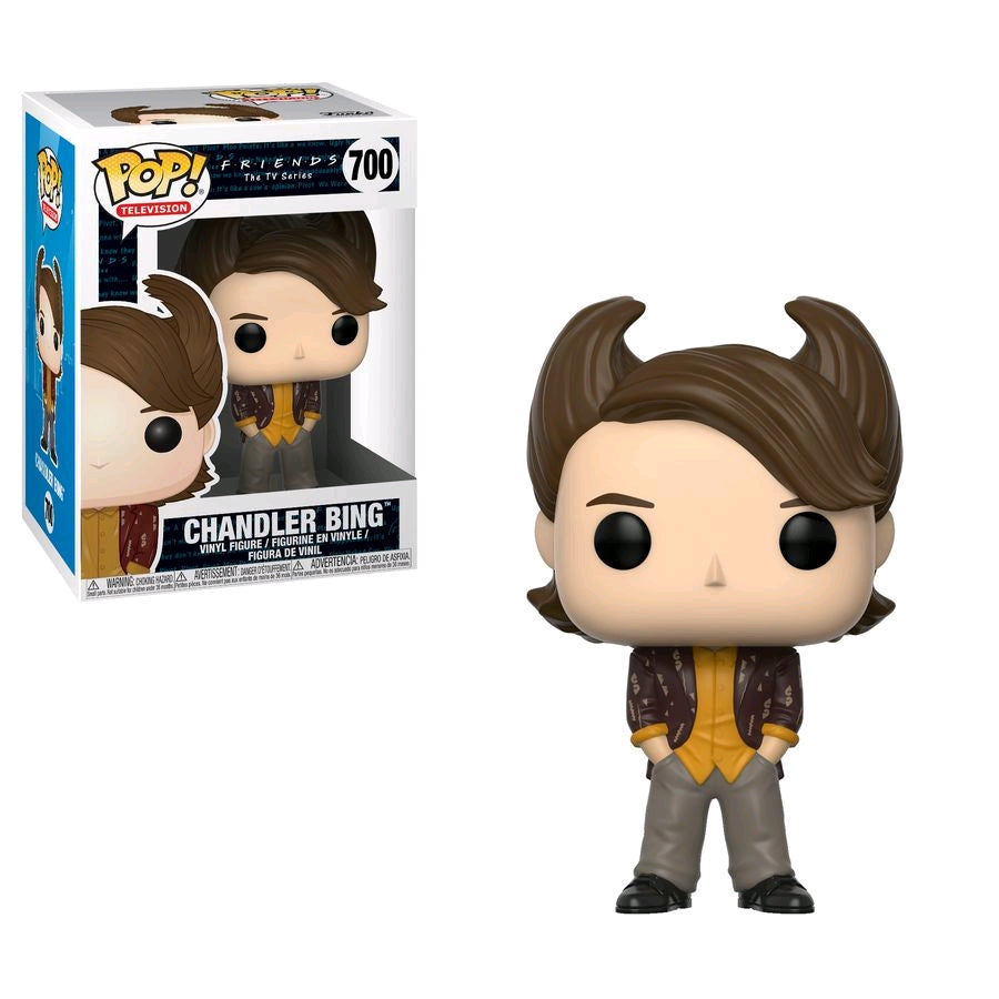 Friends - Chandler Bing 80's Hair Pop! Vinyl - Ozzie Collectables