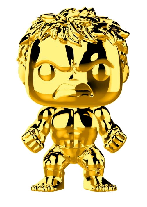 Marvel Studios 10th Anniversary - Hulk Gold Chrome Pop! Vinyl - Ozzie Collectables