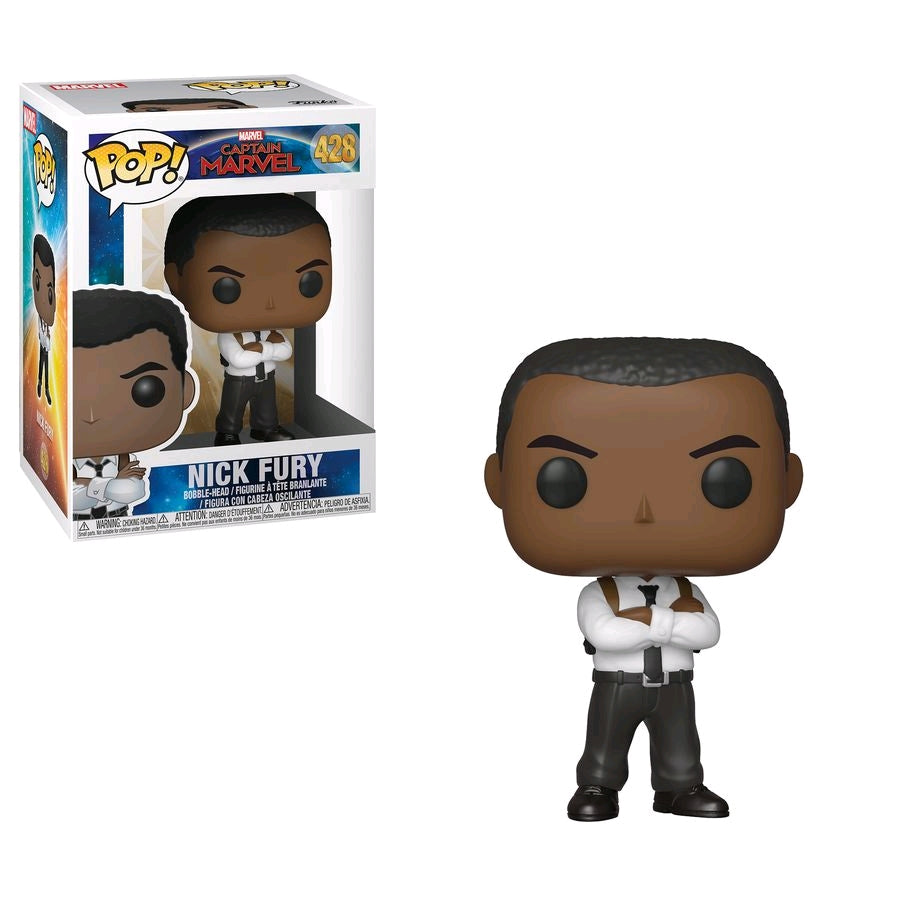 Captain Marvel - Nick Fury Pop! Vinyl - Ozzie Collectables