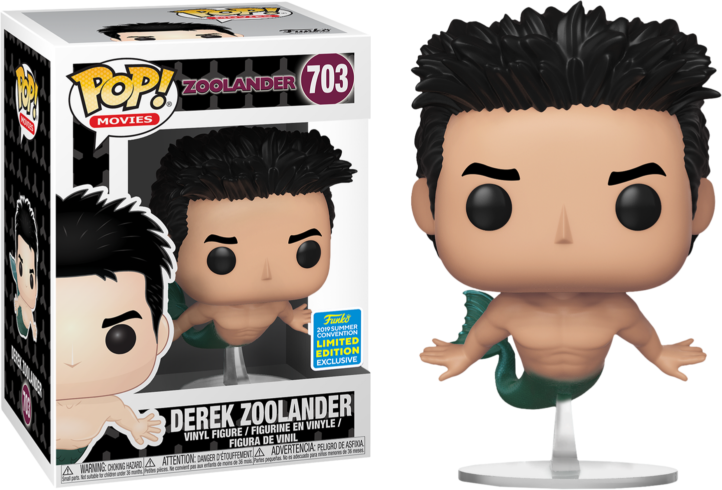 Zoolander - Derek Zoolander as Merman SDCC 2019 Exclusive Pop! Vinyl #703