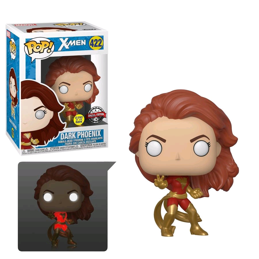 Dark Phoenix - Dark Phoenix Glow US Exclusive Pop! Vinyl - Ozzie Collectables