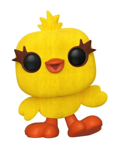 Toy Story 4 - Ducky Flocked US Exclusive Pop! Vinyl - Ozzie Collectables
