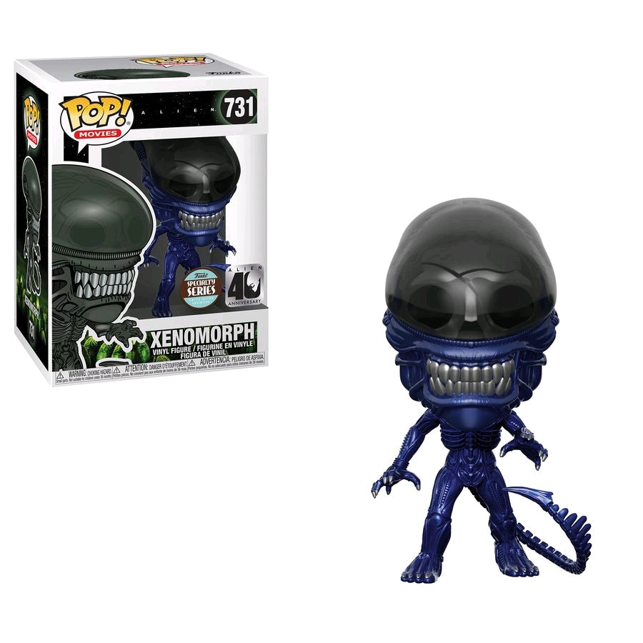 Alien - Xenomorph Blue Metallic 40th Anniversary Specialty Series Exclusive Pop! Vinyl - Ozzie Collectables