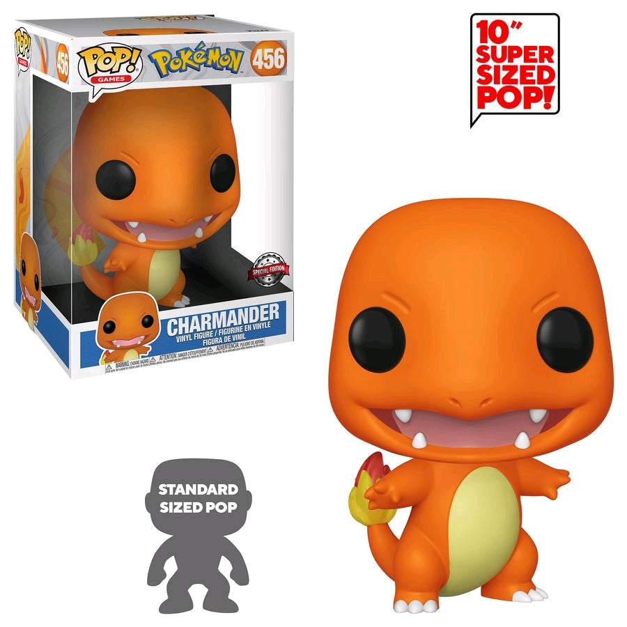 Pokemon - Charmander 10" US Exclusive Pop! Vinyl - Ozzie Collectables