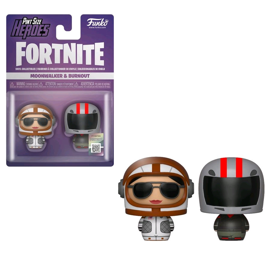 Fortnite - Moonwalker & Burnout Pint Size Hero 2-pack - Ozzie Collectables