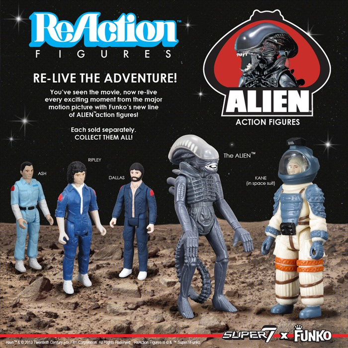 Alien ReAction Figure Assortment FUN3813 Ozzie Collectables