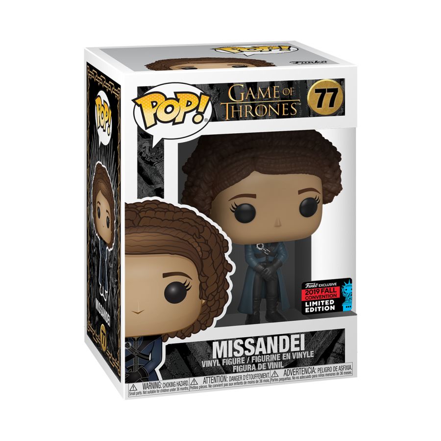 Game of Thrones - Missandei NYCC 2019 Exclusive Pop! Vinyl - Ozzie Collectables