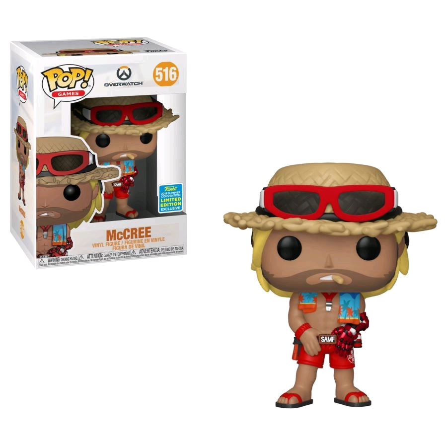 Overwatch - McCree Summer Skin SDCC 2019 US Exclusive Pop! Vinyl - Ozzie Collectables
