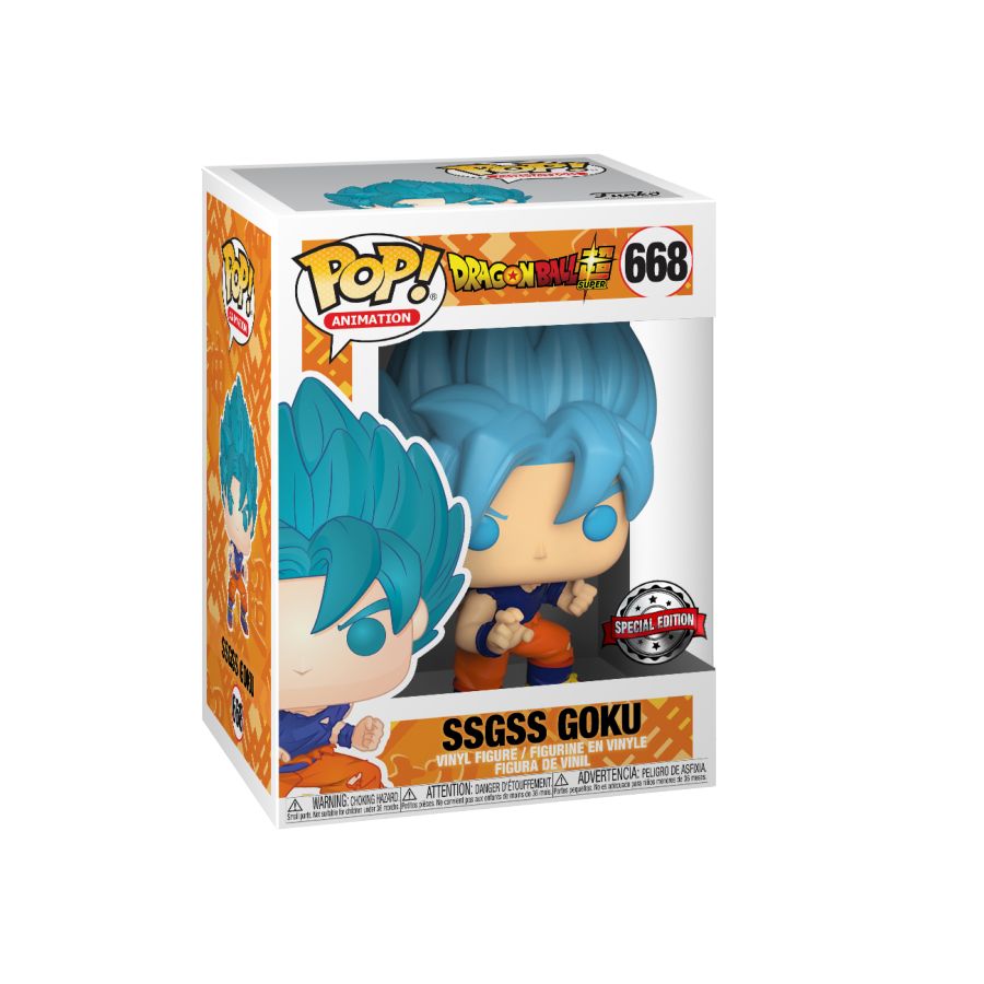 Dragon Ball Super - SSGSS Goku US Exclusive Pop! Vinyl - Ozzie Collectables