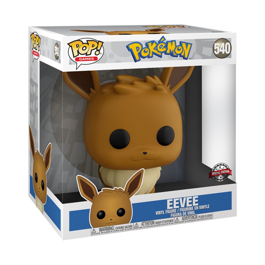 Pokemon - Eevee US Exclusive 10" Pop! Vinyl - Ozzie Collectables