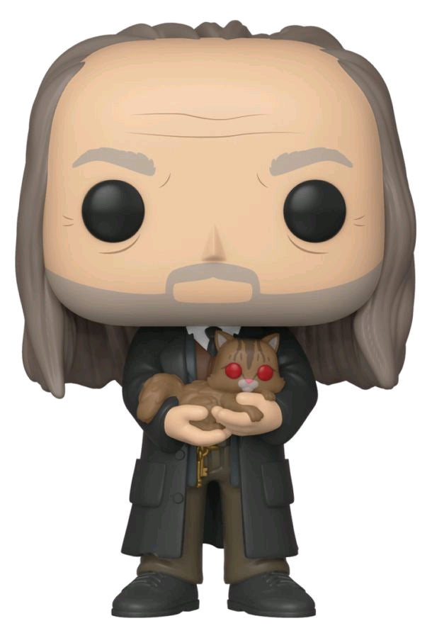 Harry Potter - Argus Filch with Mrs Norris NYCC 2019 Exclusive Pop! Vinyl - Ozzie Collectables