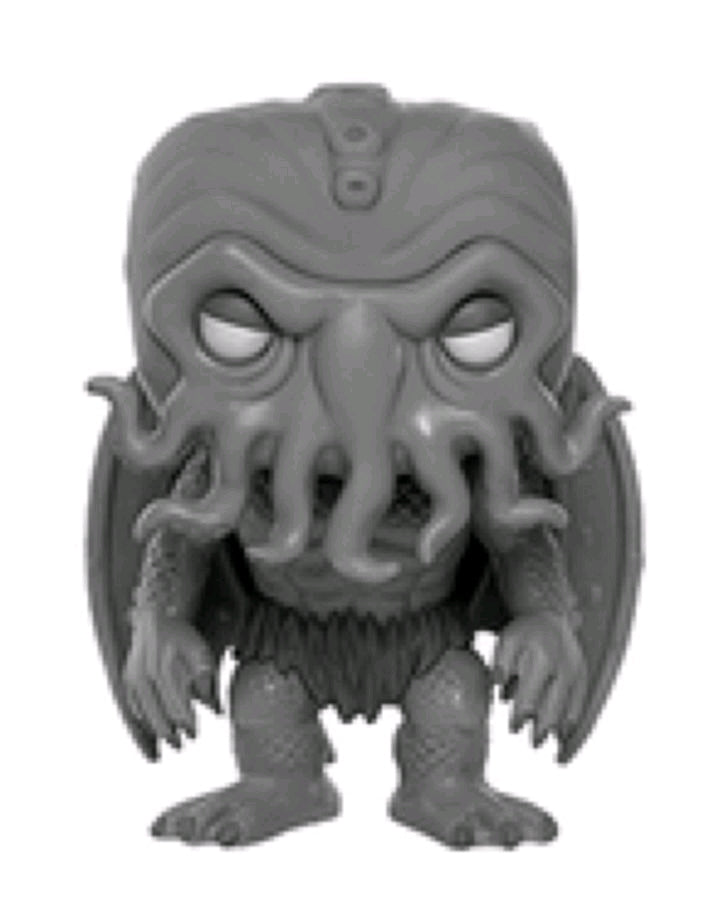 HP Lovecraft - Cthulhu Black & White US Exclusive Pop! Vinyl - Ozzie Collectables