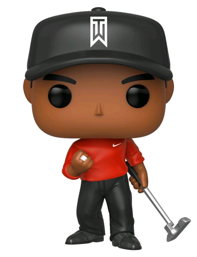 Golf - Tiger Woods Red Shirt Pop! Vinyl - Ozzie Collectables