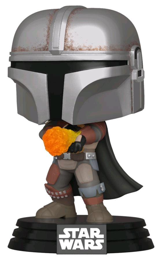 Star Wars: The Mandalorian - Wrist Rocket Metallic US Exclusive Pop! Vinyl - Ozzie Collectables
