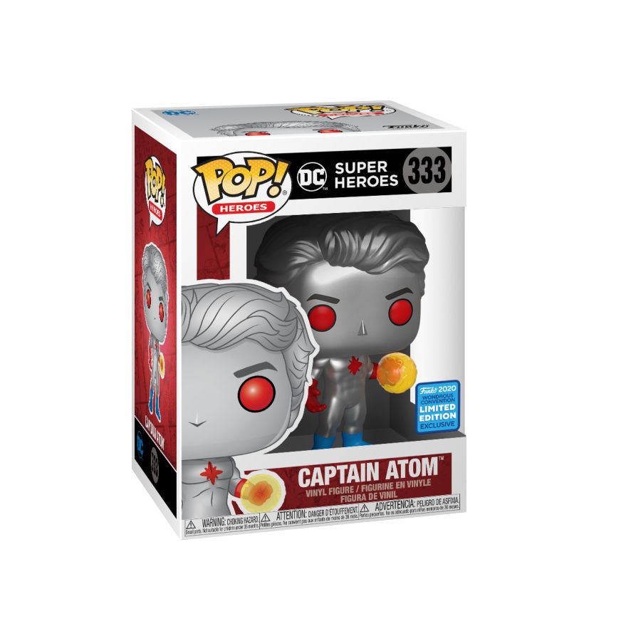 DC - Captain Atom Wondercon 2020 Exclusive Pop! Vinyl - Ozzie Collectables