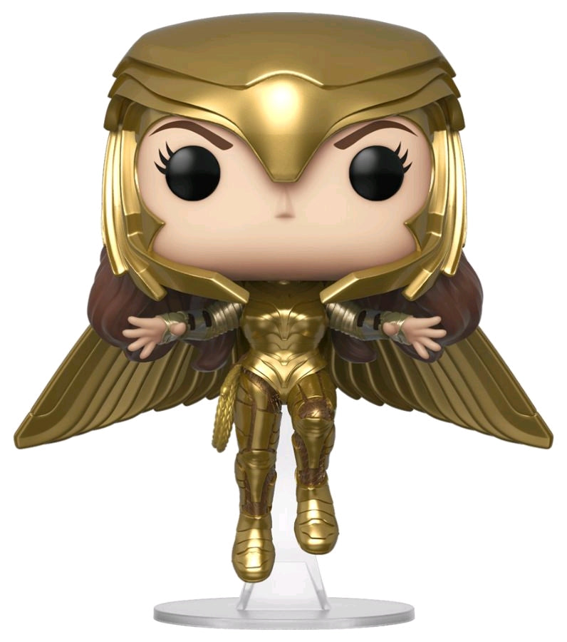 Wonder Woman: 1984 - Wonder Woman Gold Flying Pose Pop! Vinyl - Ozzie Collectables