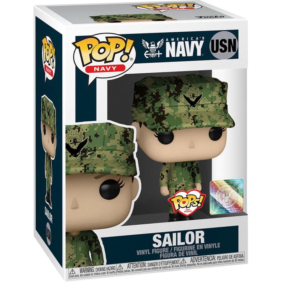 US Military: Navy - Female Caucasian Pop! Vinyl
