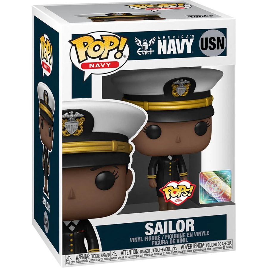 US Military: Navy - Female African American Pop! Vinyl