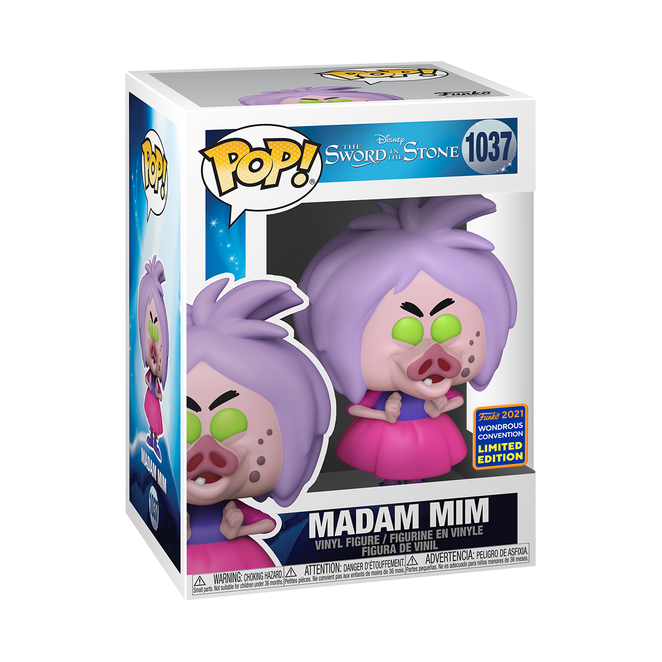 The Sword in the Stone - Madam Mim WonderCon 2021 Exclusive Pop! Vinyl #1037