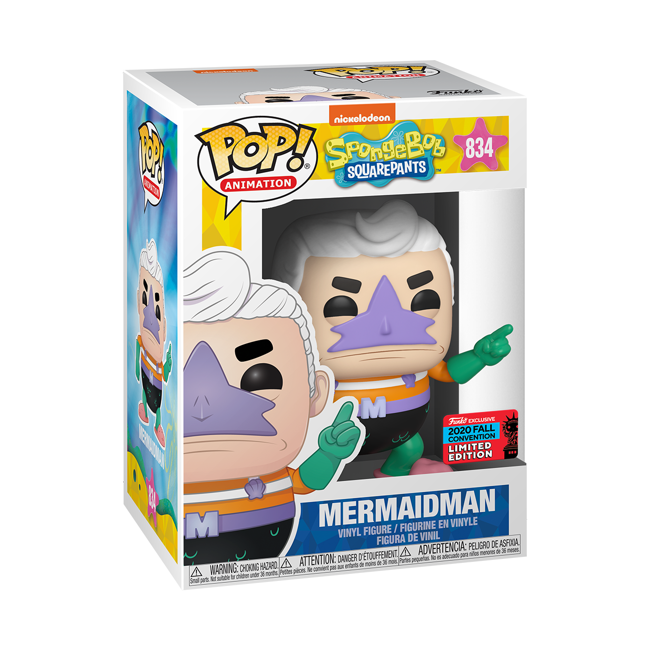 Mermaid Man - Spongebob Squarepants New York Comic Con Exclusive POP! Vinyl #834